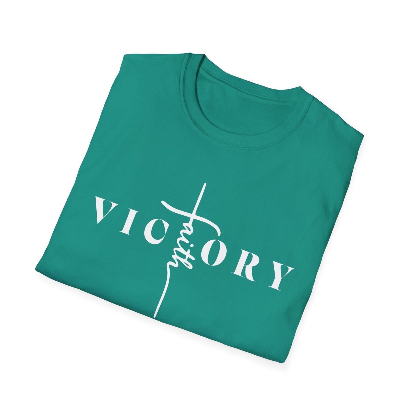 Faith & Victory Unisex Softstyle T-Shirt - Spiritual Inspirational Tee