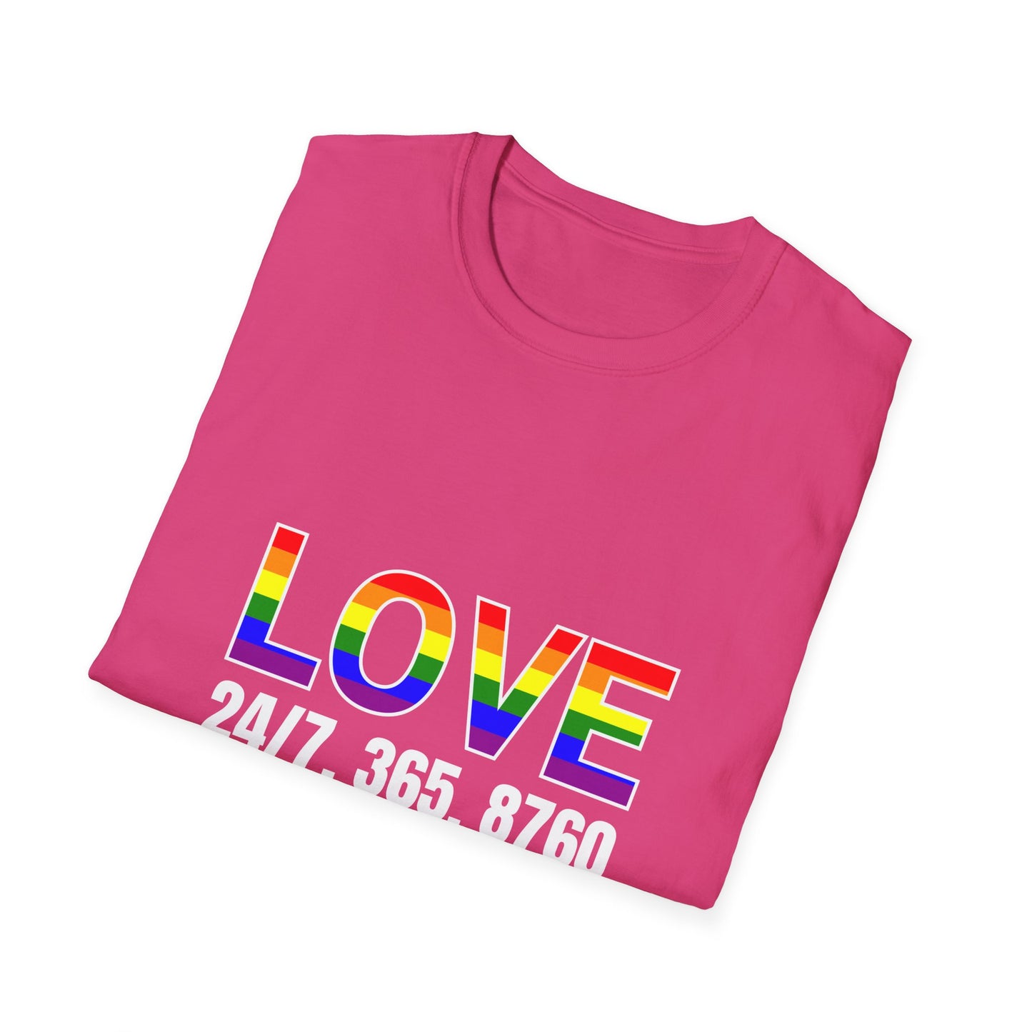 Unisex Love T-Shirt | Pride, LGBTQ+ Gift, Everyday Wear, Casual Fashion, Rainbow Tee