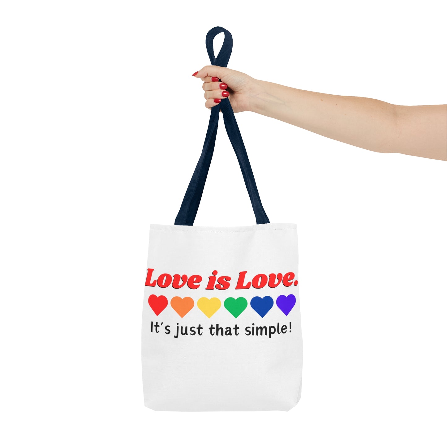 Love is Love Tote Bag (AOP)