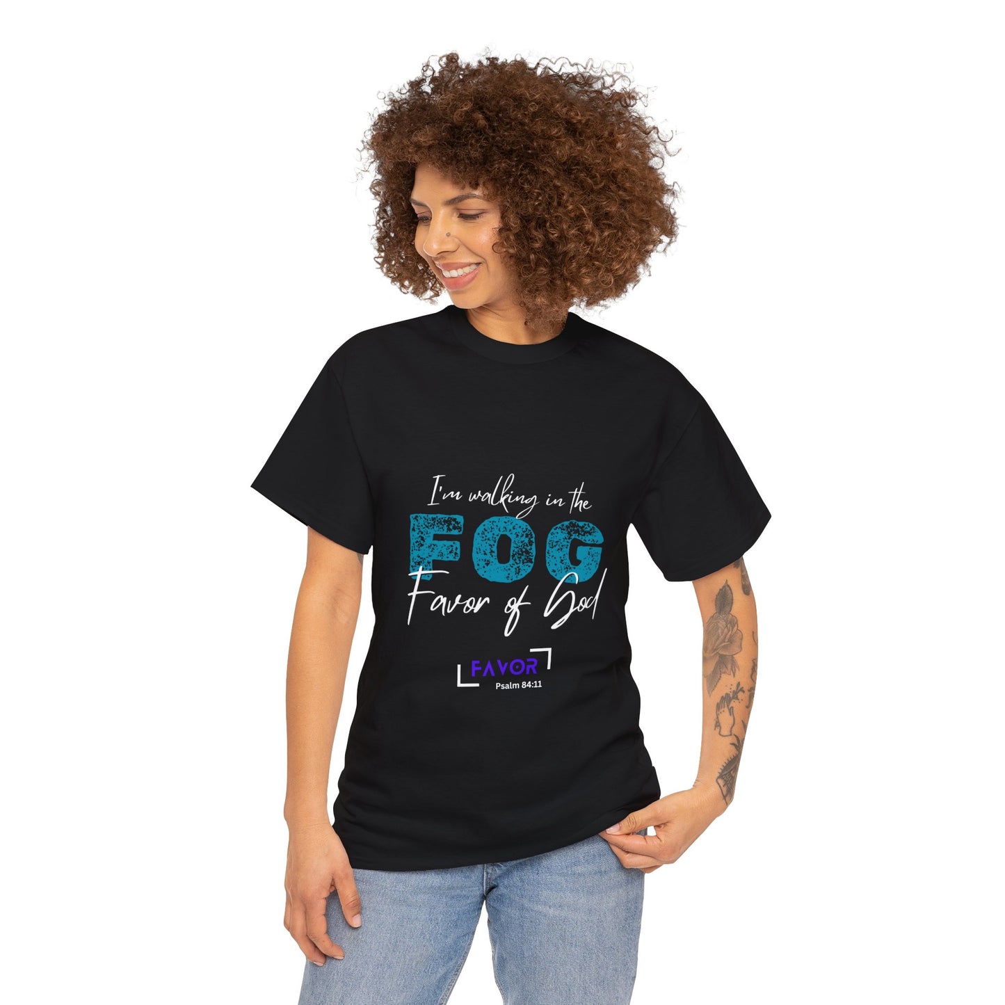 Walking in the FOG Unisex Heavy Cotton Tee