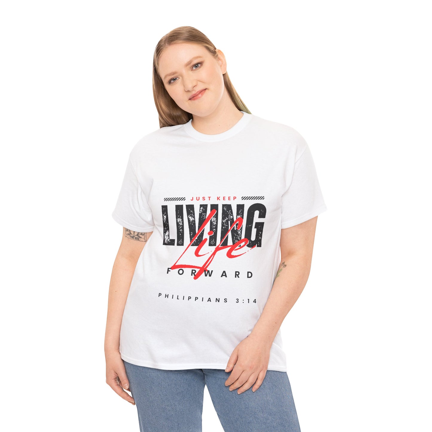 Living Life Forward Unisex Heavy Cotton Tee