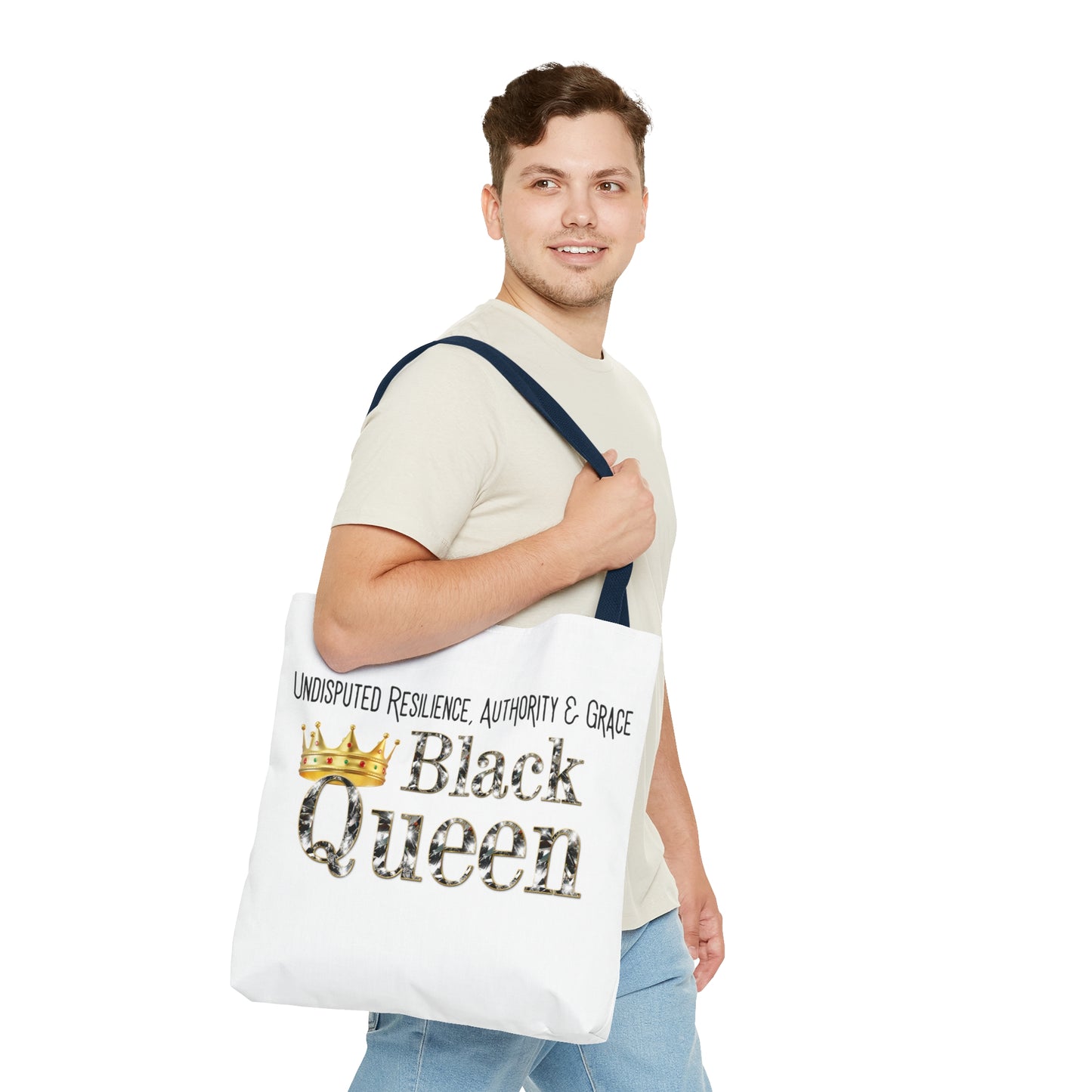 Black Queen Tote Bag (AOP)