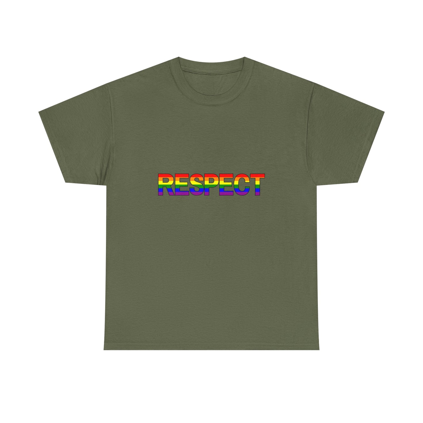 LGBTQ+ Respect Unisex Heavy Cotton Tee - Pride Apparel