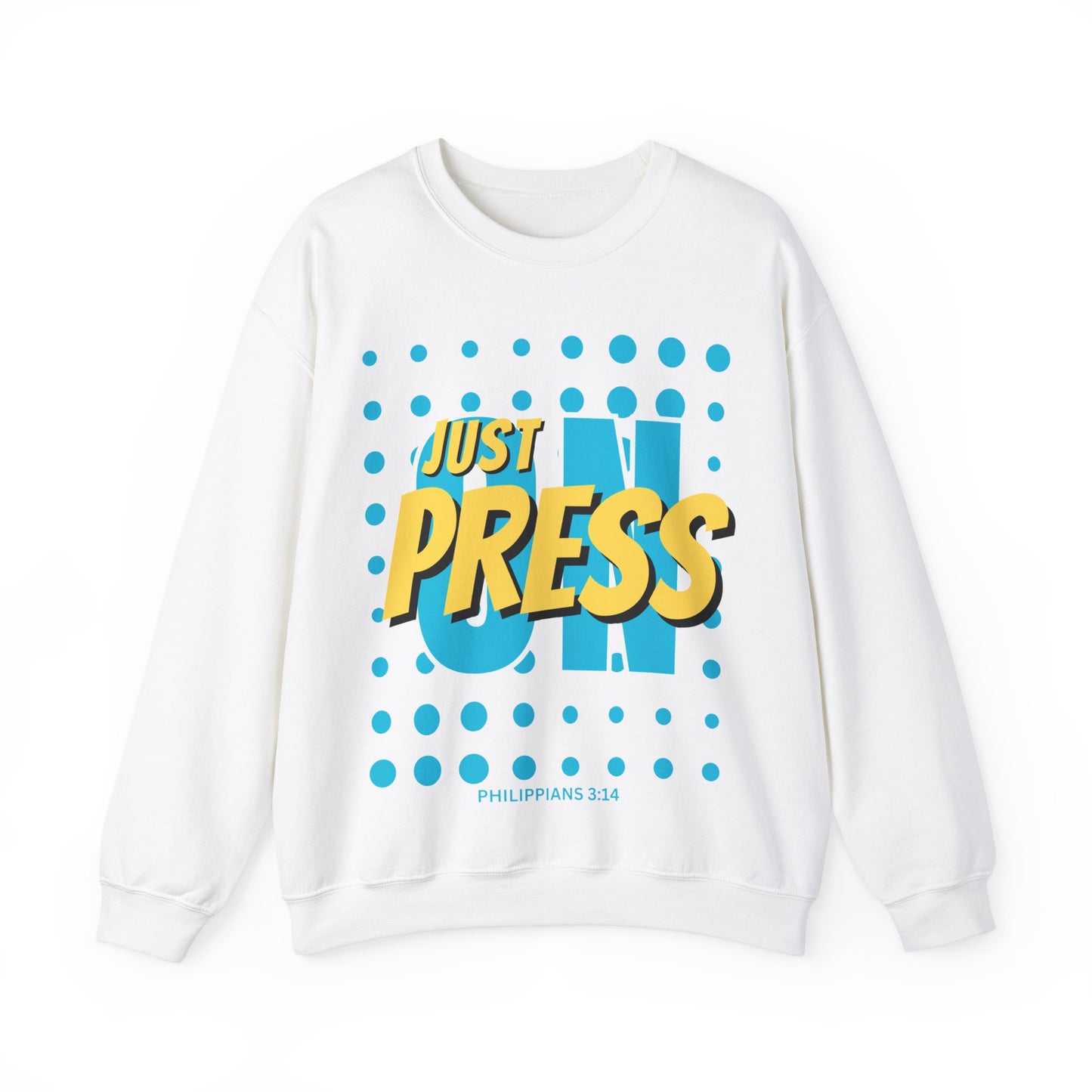 Just Press On Unisex Heavy Blend™ Crewneck Sweatshirt