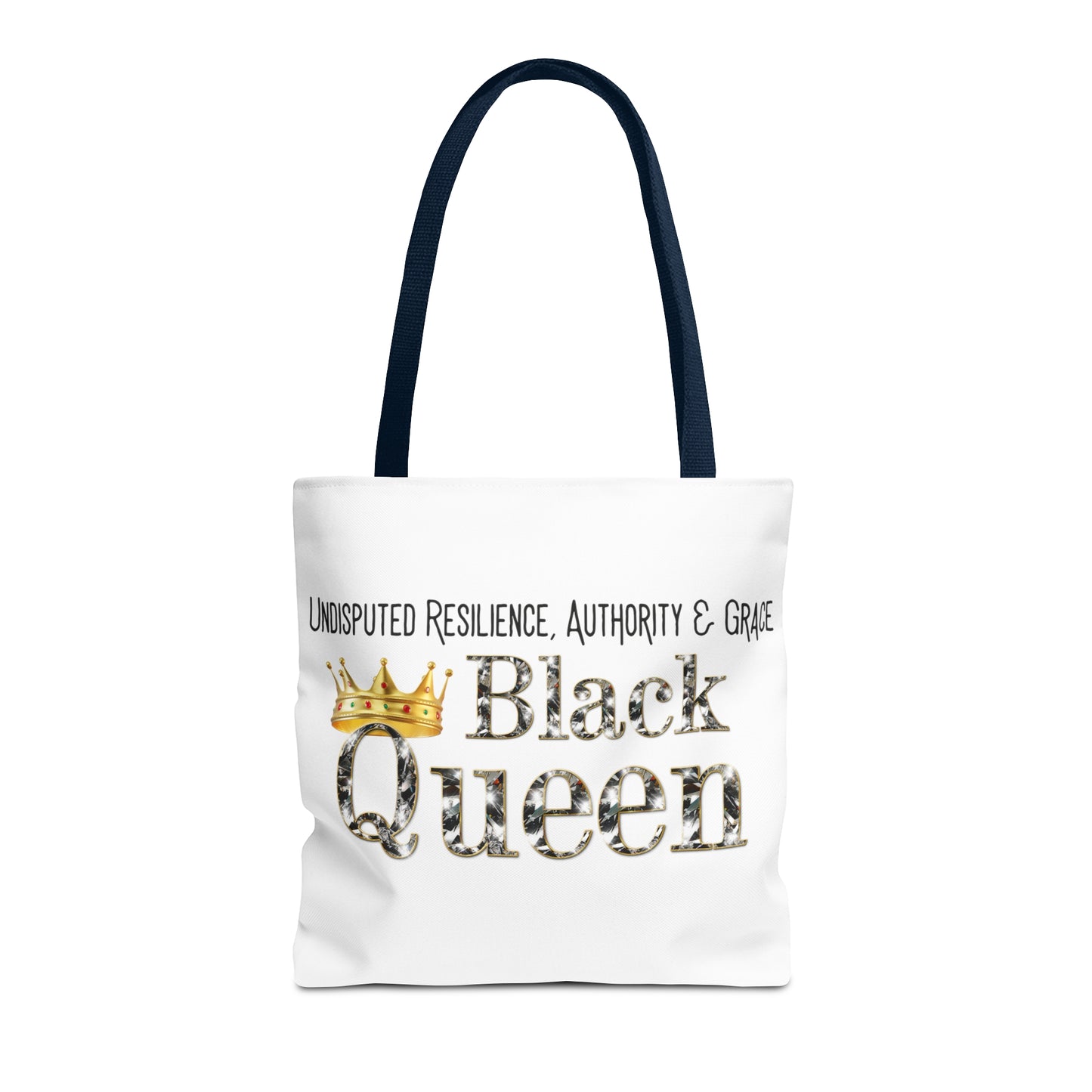 Black Queen Tote Bag (AOP)