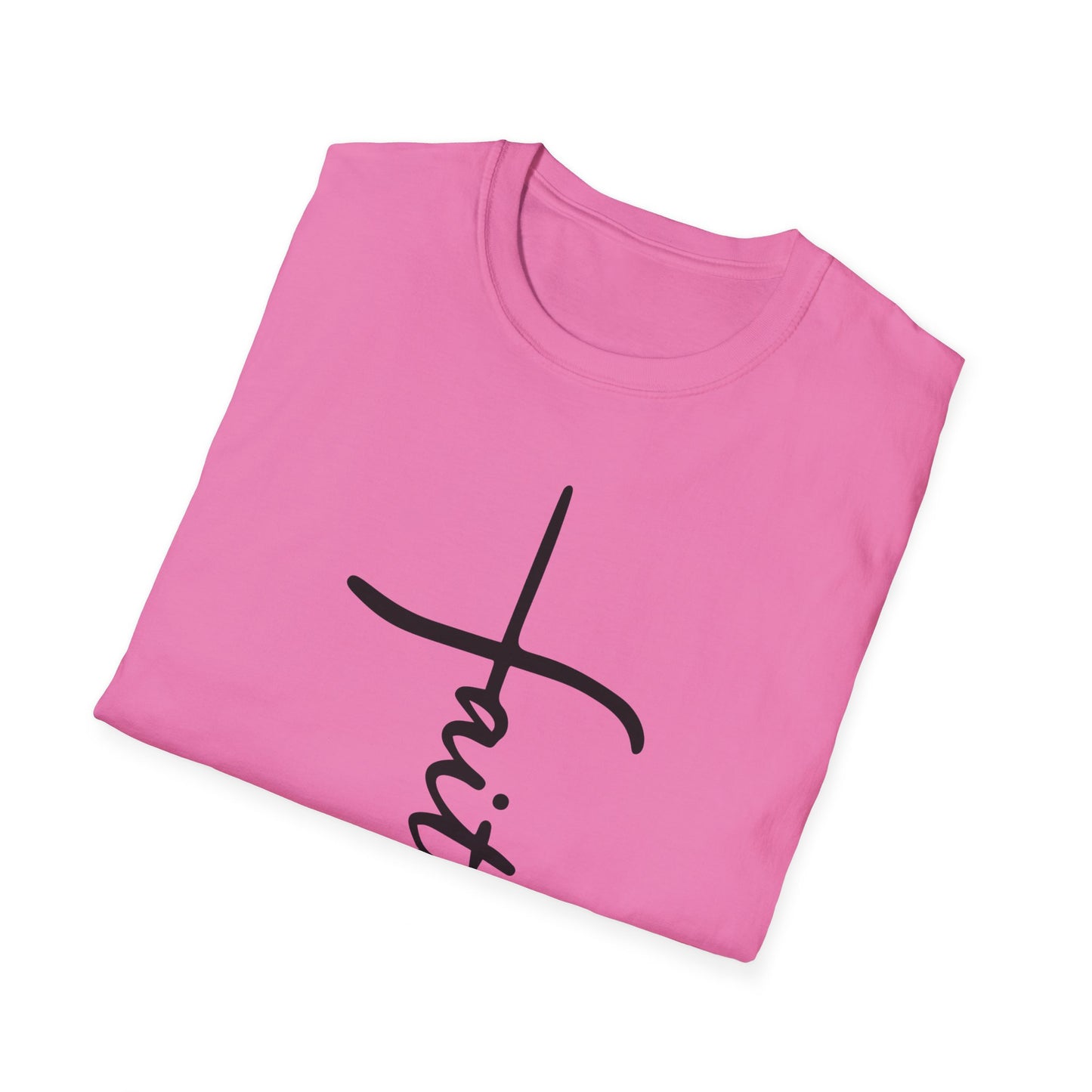 Faith Cross Unisex Softstyle T-Shirt