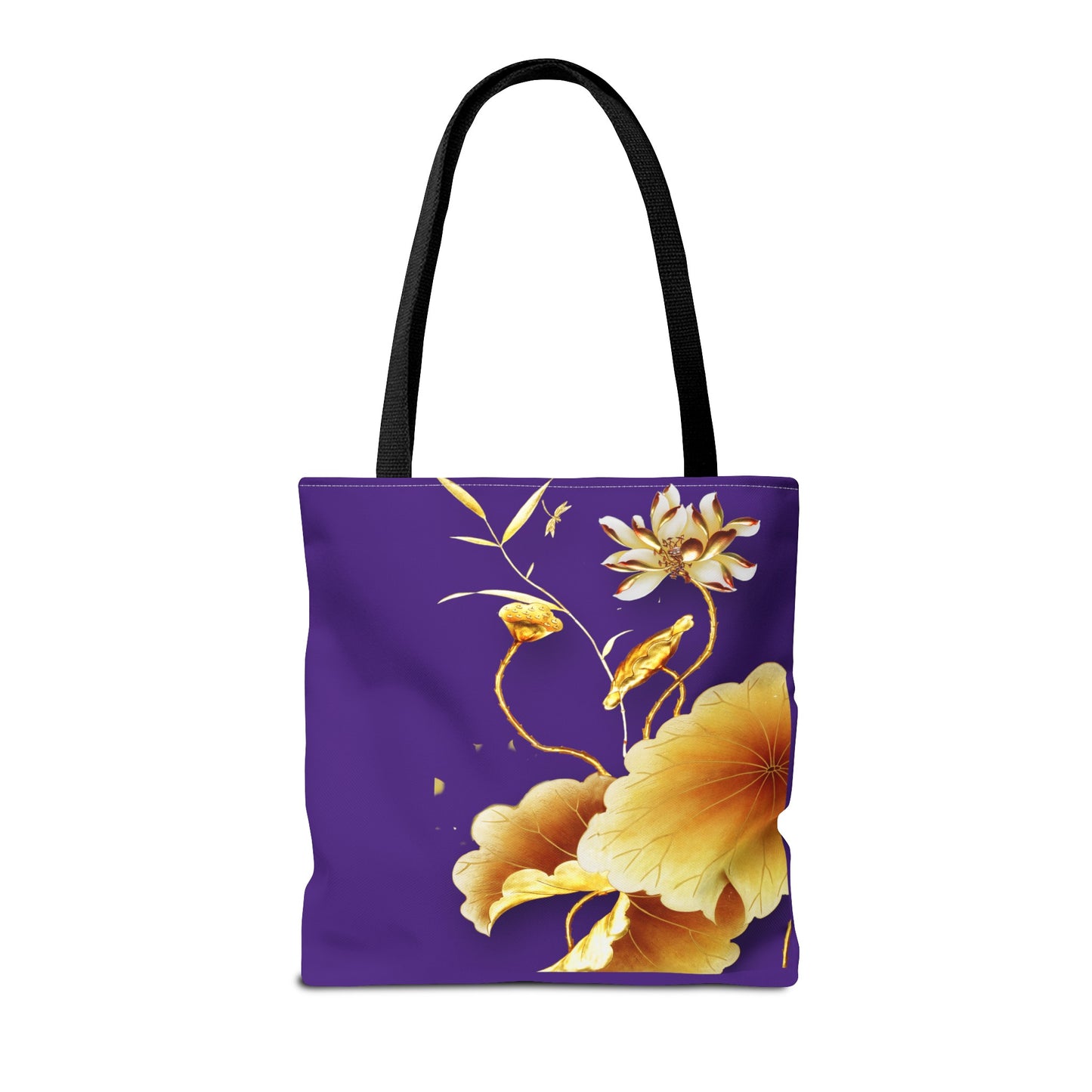 Golden Flower Tote Bag (AOP)