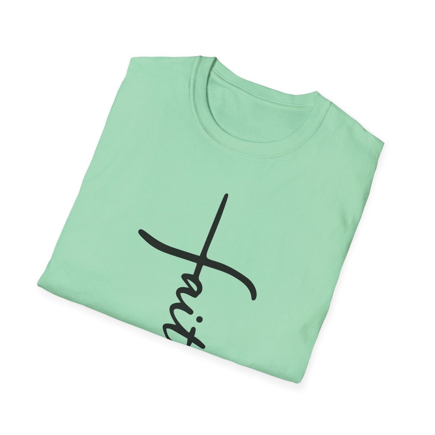 Faith Cross Unisex Softstyle T-Shirt