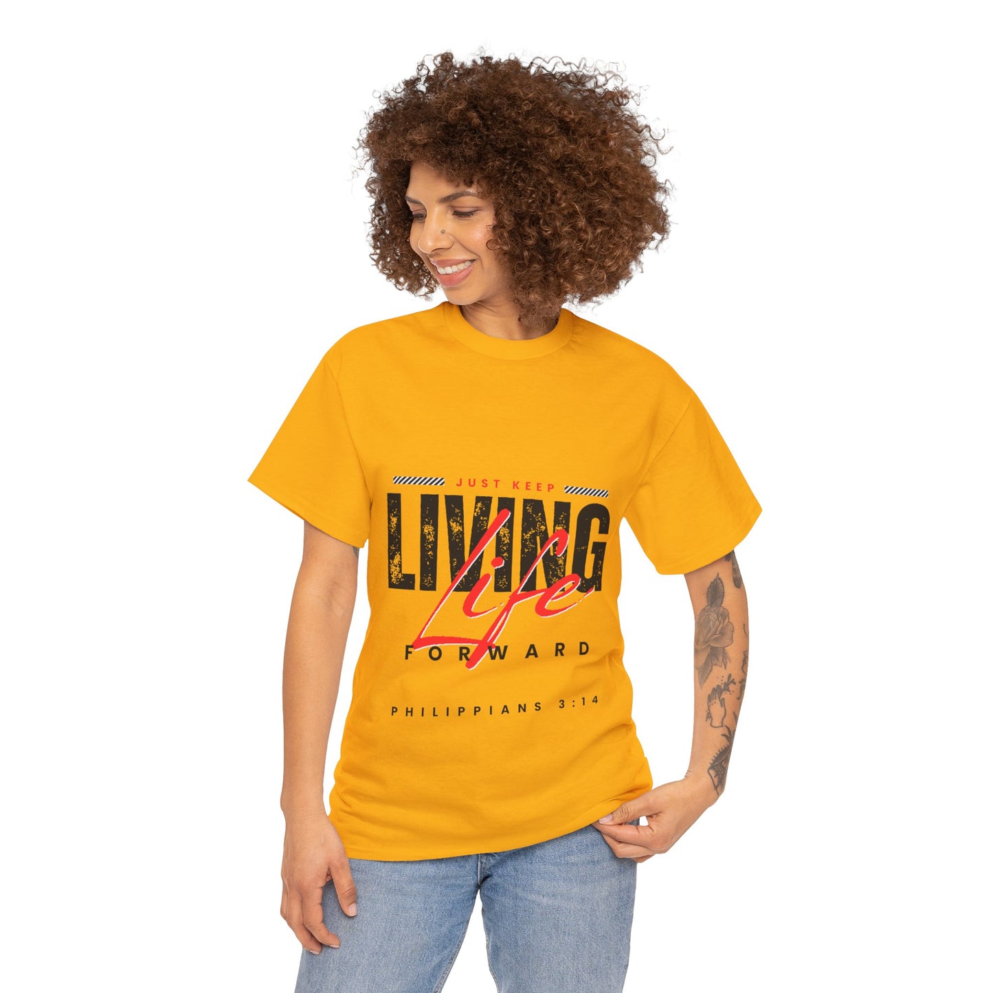 Living Life Forward Unisex Heavy Cotton Tee