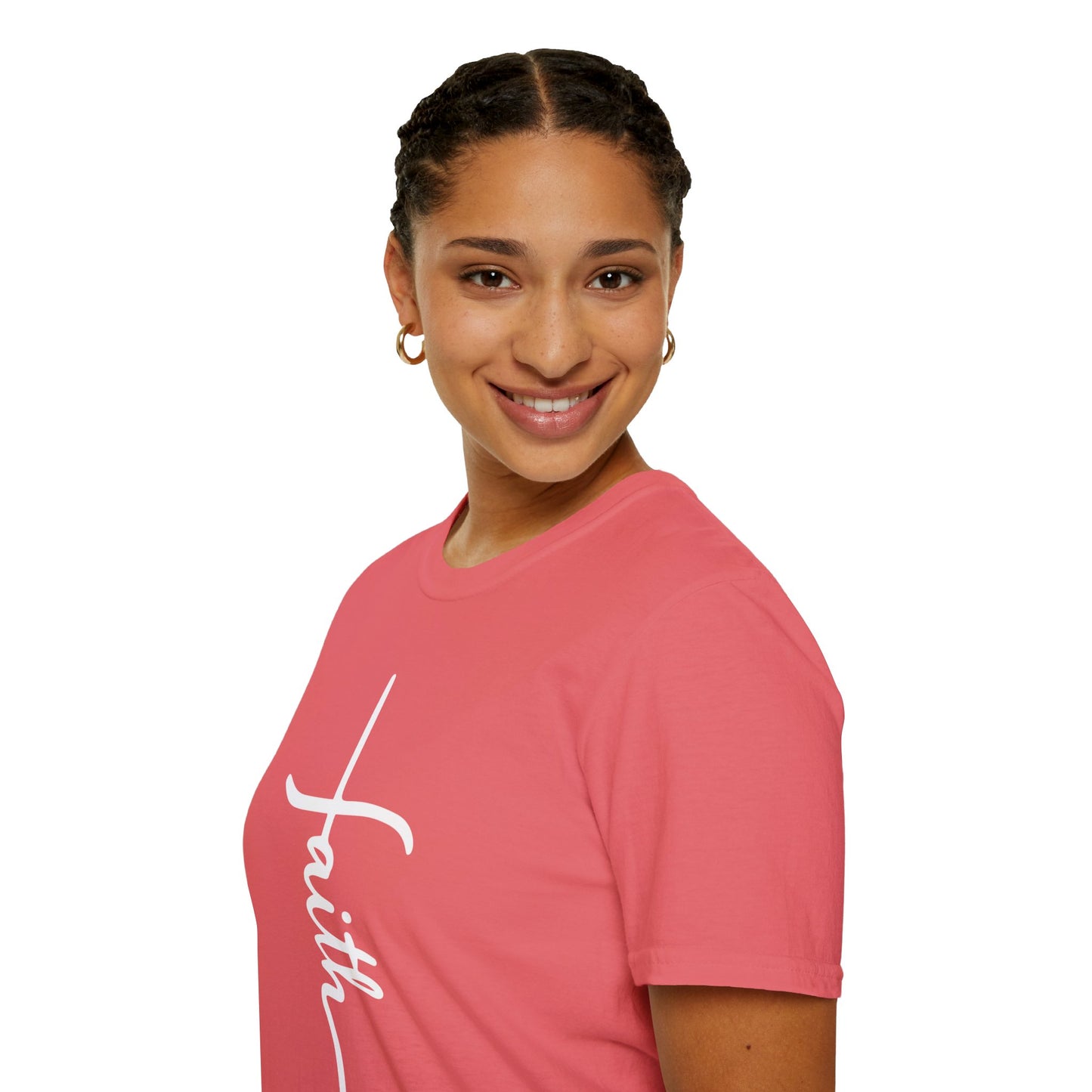 Faith Cross Unisex Softstyle T-Shirt