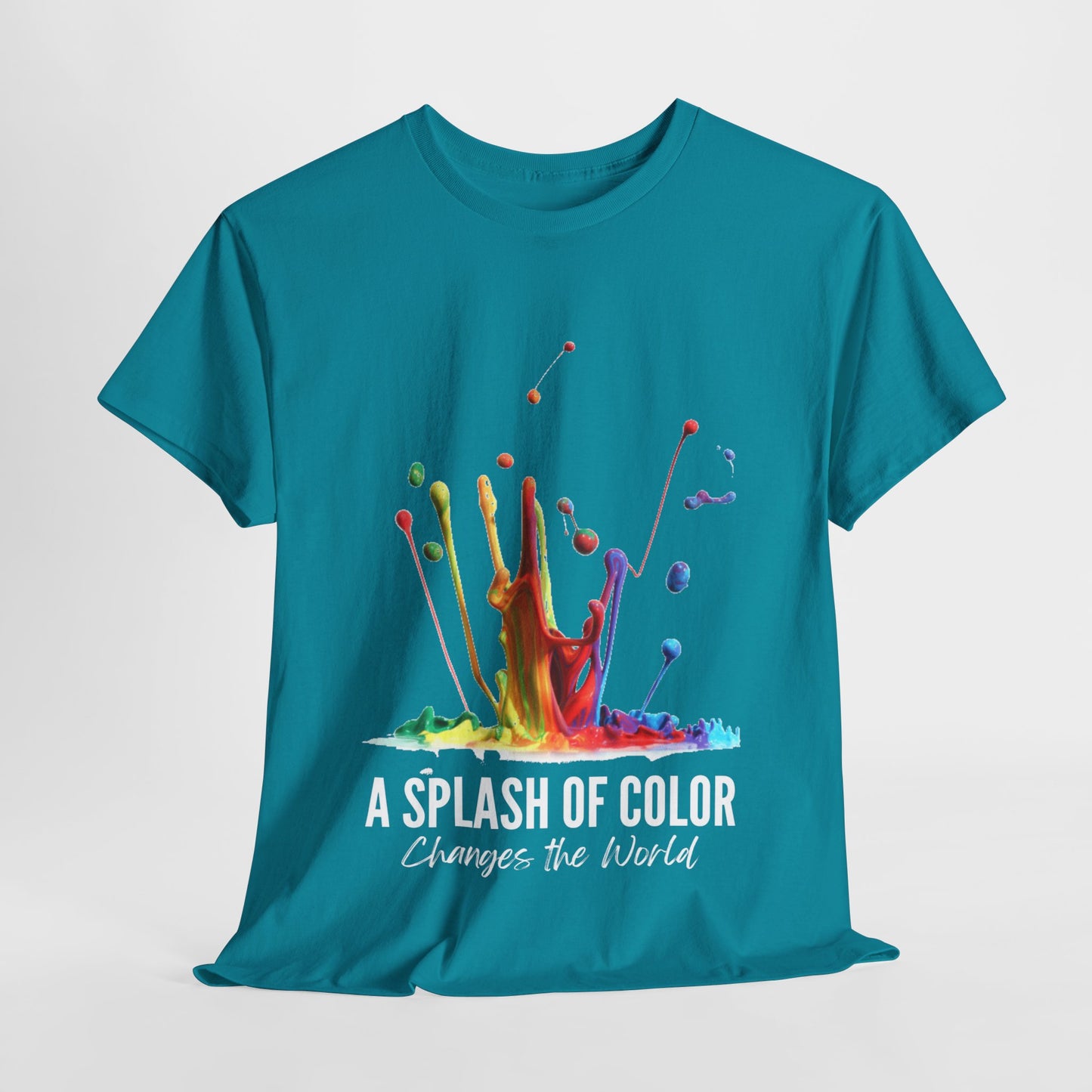 A Splash of Color Unisex Heavy Cotton Tee