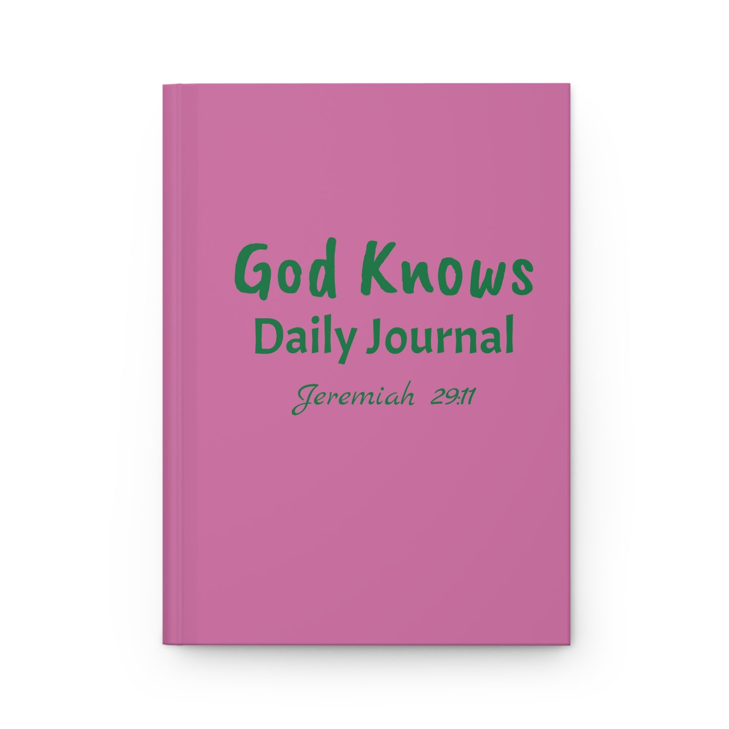 Daily Journal (Pink & Green) Hardcover Journal Matte