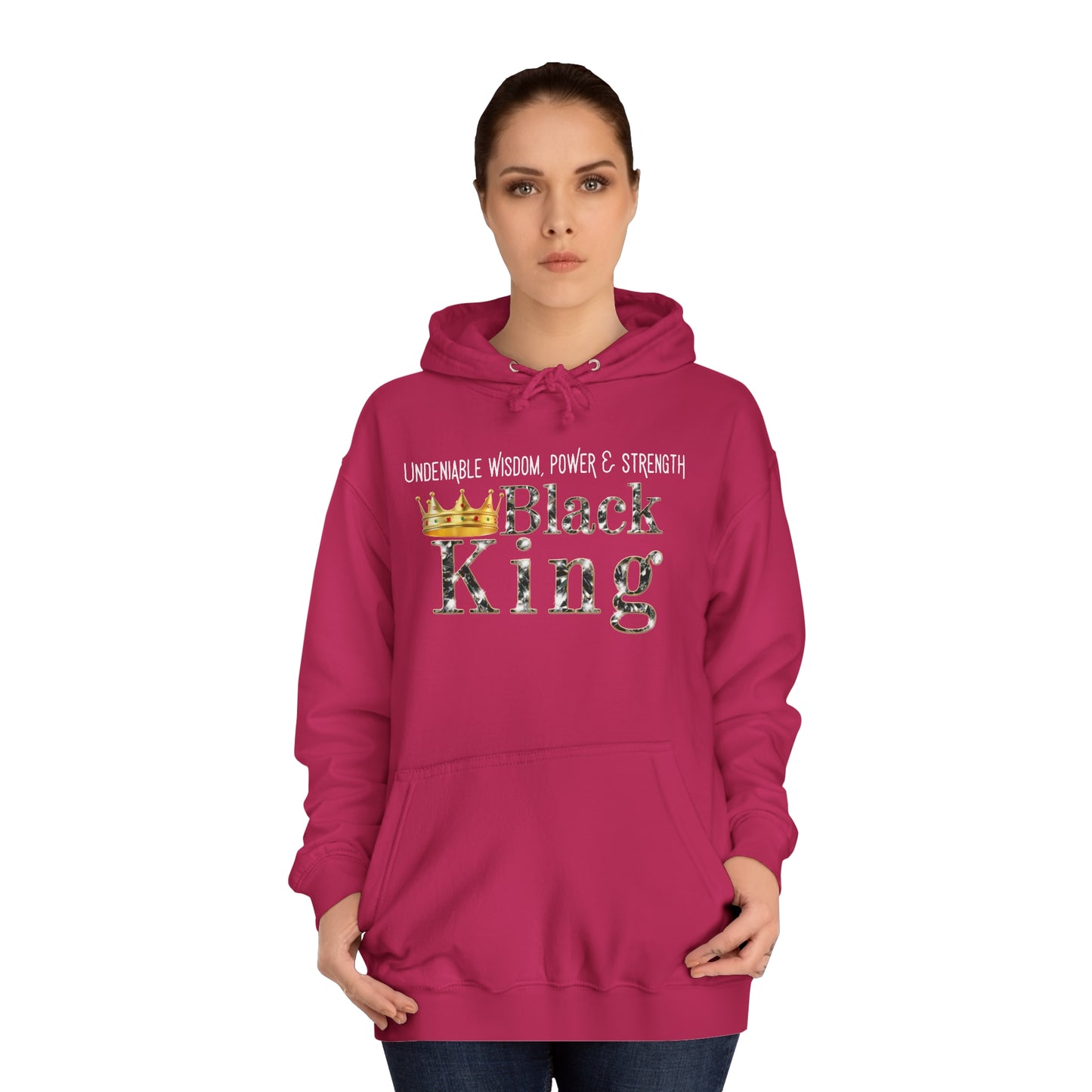 Black Royalty Unisex College Hoodie