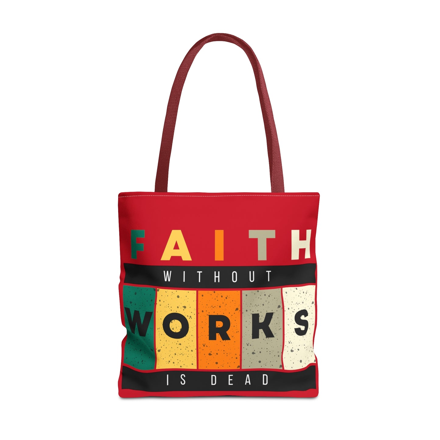 Faith Works Tote Bag (AOP)