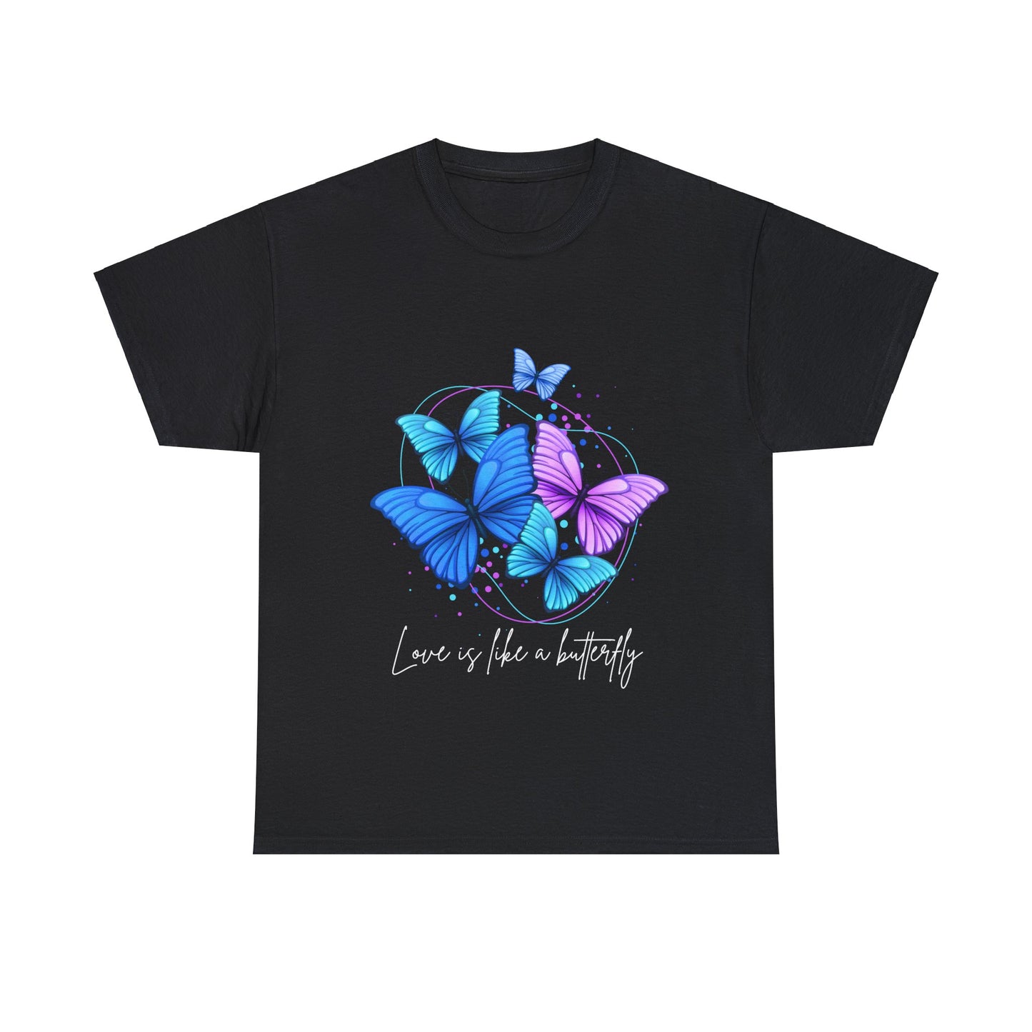 Love is Like a Butterfly Unisex Heavy Cotton Tee