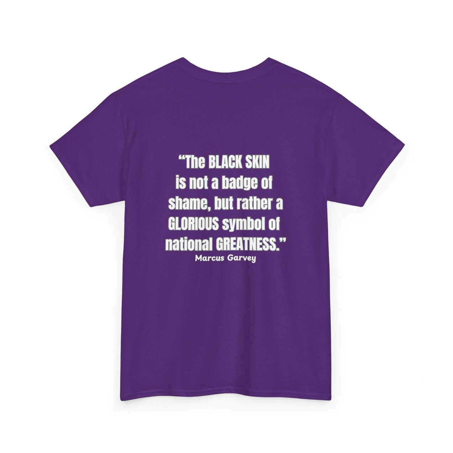 Words Have Power (Garvey) - Unisex Heavy Cotton Tee