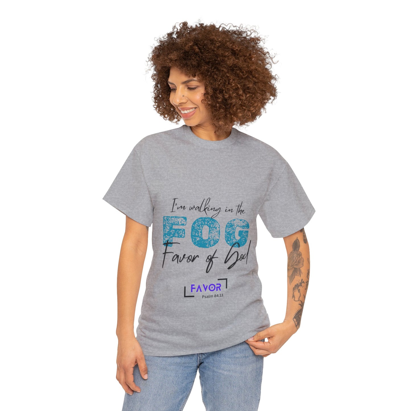 Walking the FOG Unisex Heavy Cotton Tee