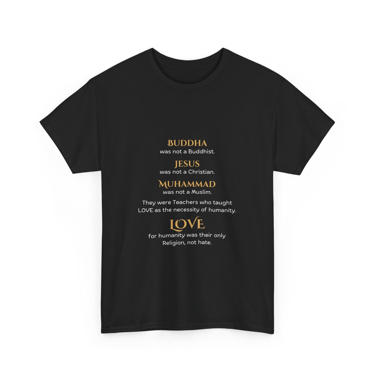 Love is Our Religion Unisex Heavy Cotton Tee