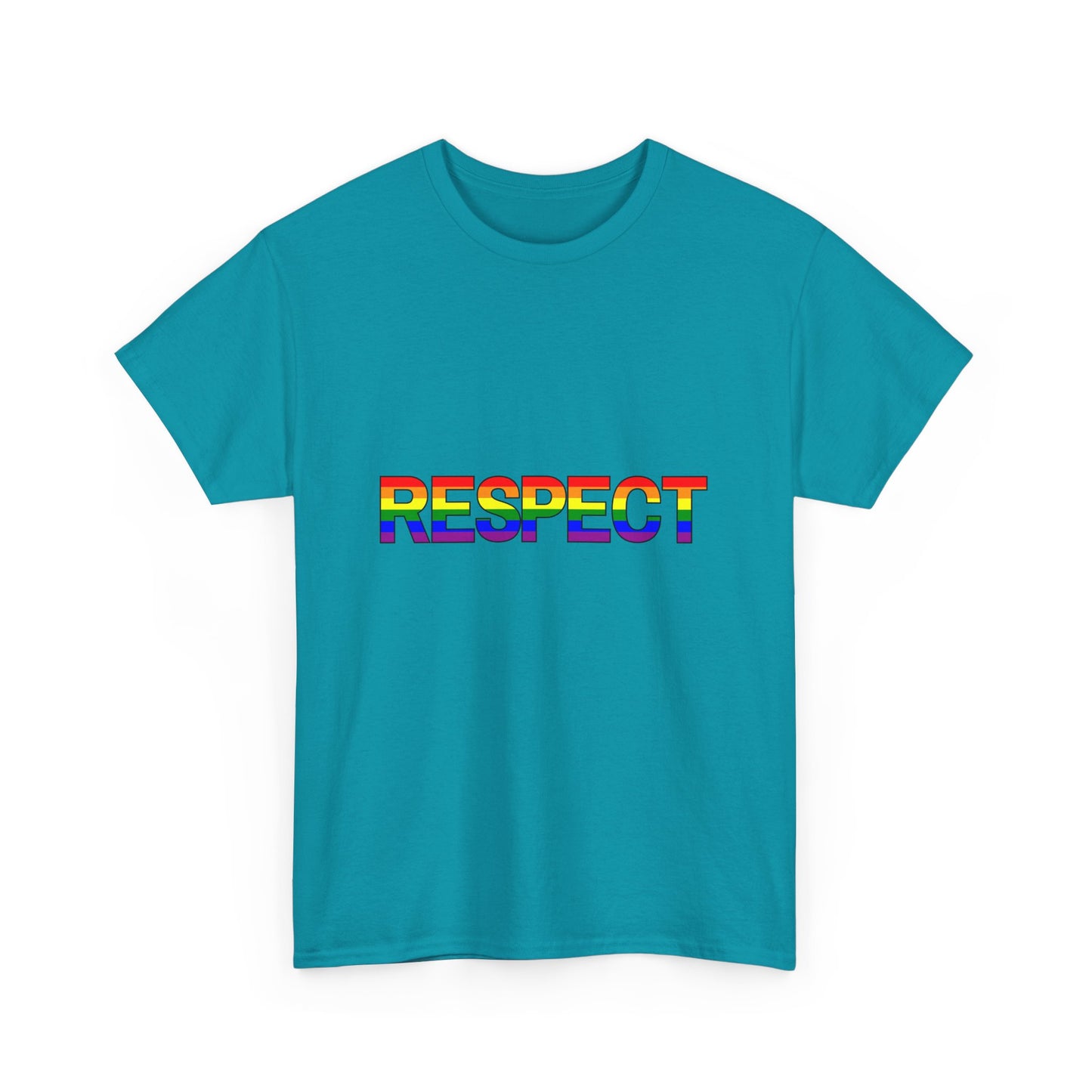 LGBTQ+ Respect Unisex Heavy Cotton Tee - Pride Apparel