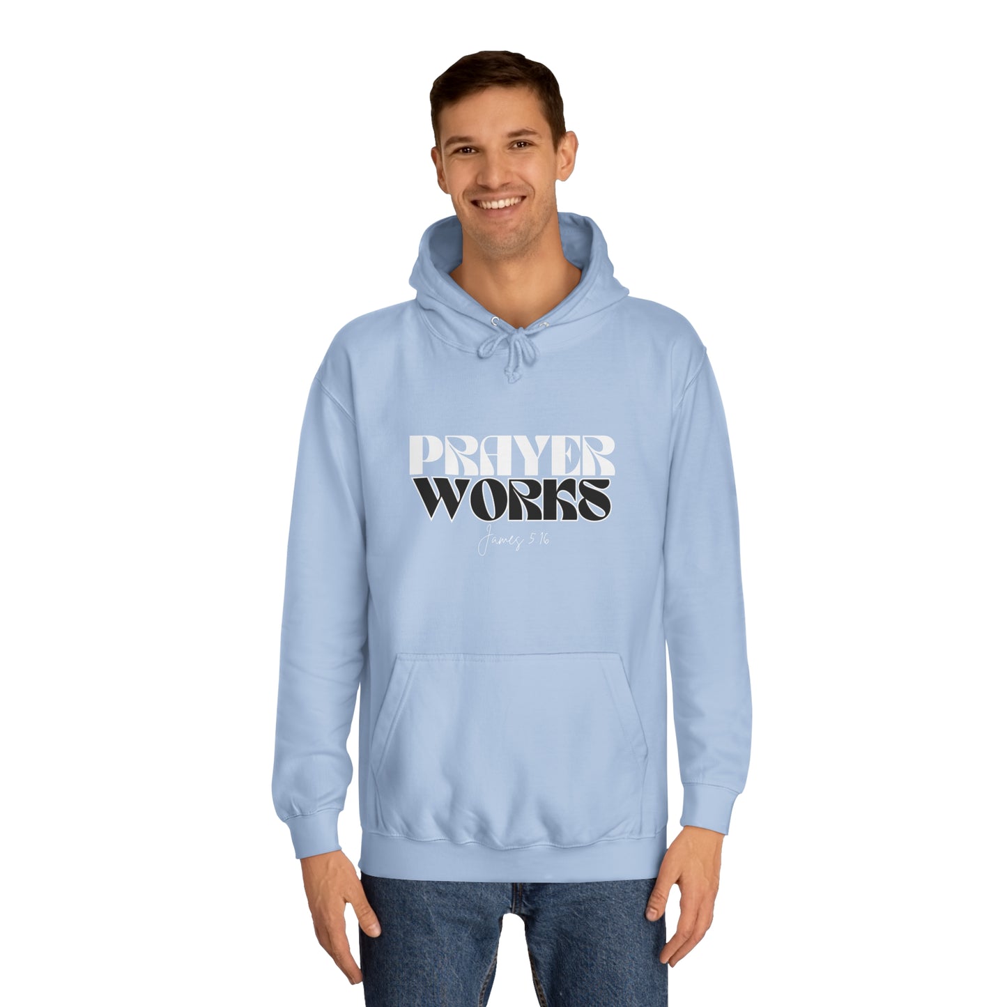 Prayer Works Unisex College Hoodie