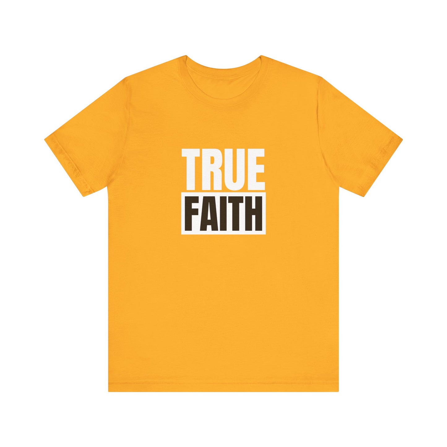 Faith Unisex Jersey Short Sleeve Tee - Inspirational T-Shirt for Everyday Wear