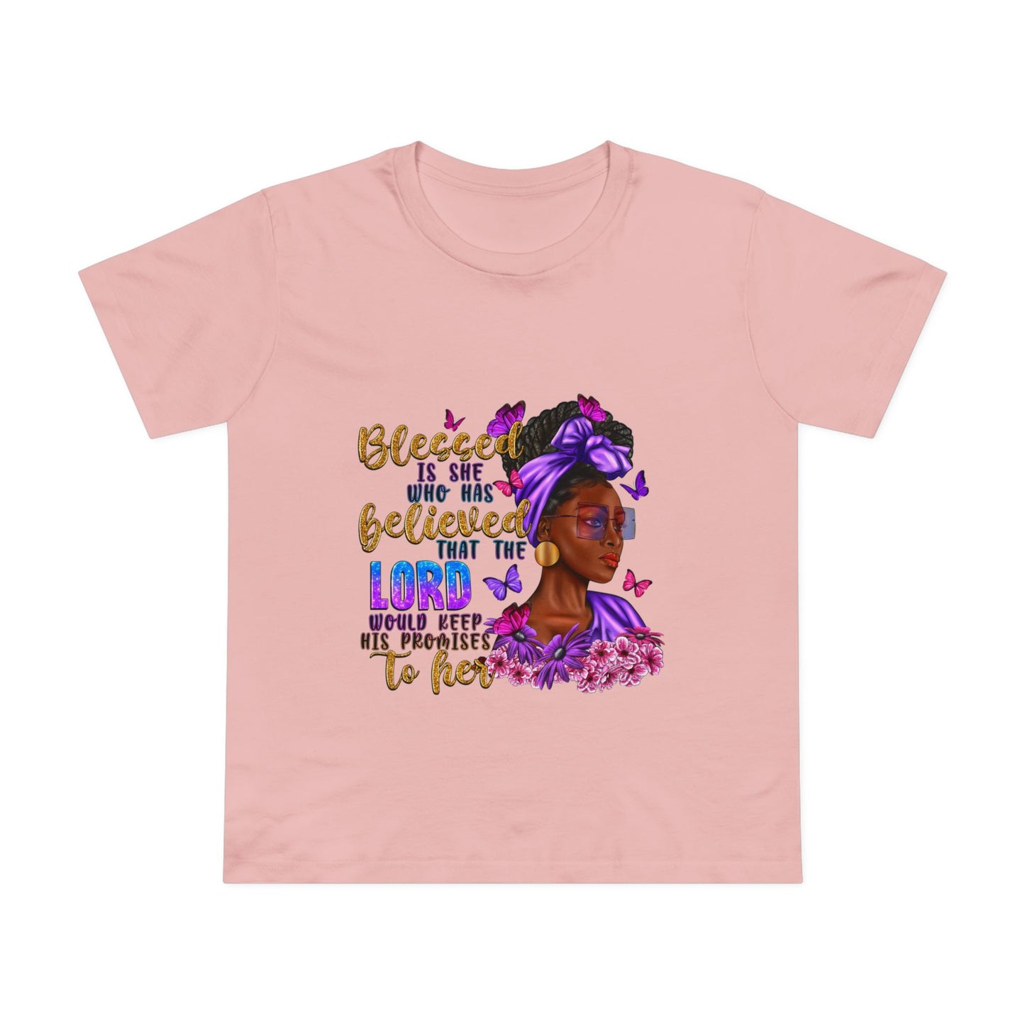 Inspirational Women’s Maple Tee - Blessed is She Design