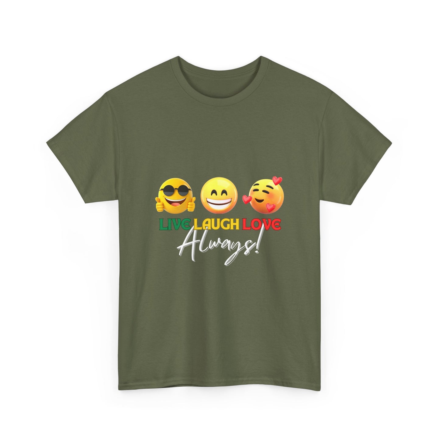 Live Laugh Love Unisex Heavy Cotton Tee