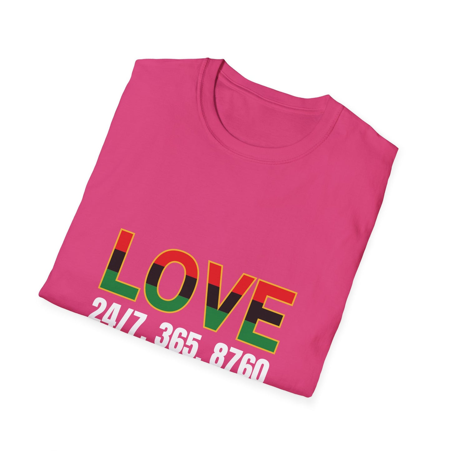 Love All Year Unisex Softstyle T-Shirt | Casual Wear, Gift for Her, Gift for Him, Love Shirt, Everyday Outfit