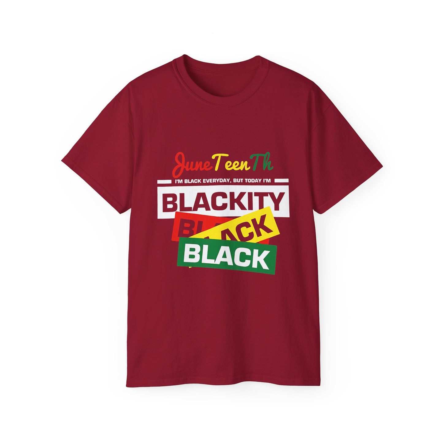 Juneteenth Celebration Tee - Blackity Black Design