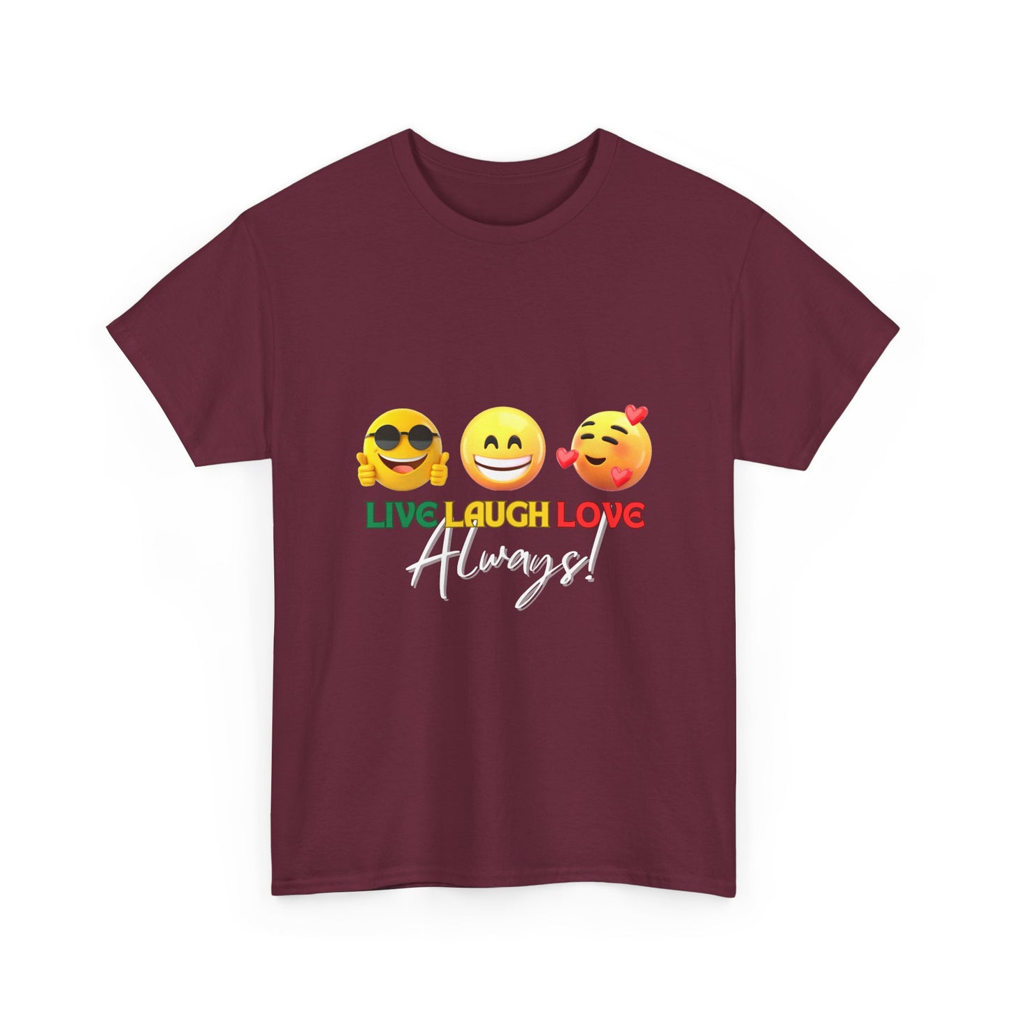 Live Laugh Love Unisex Heavy Cotton Tee