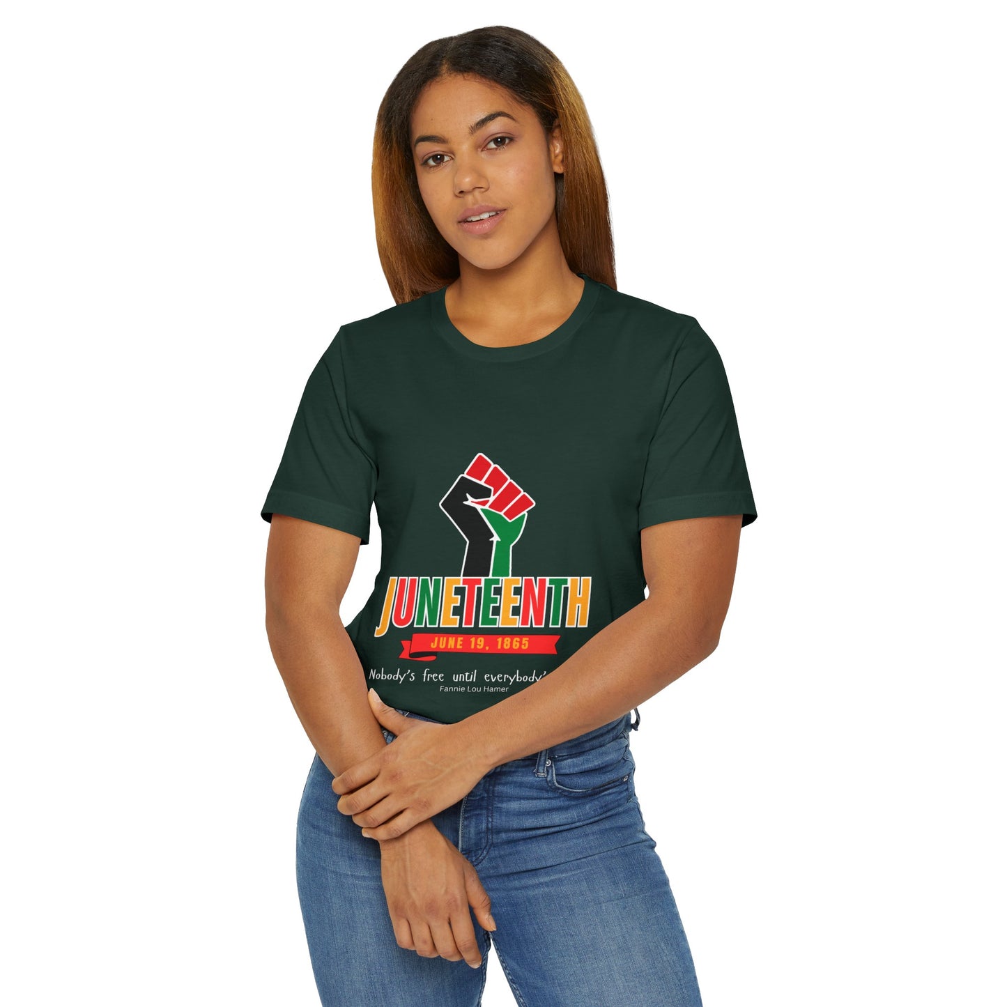 Juneteenth Unisex Jersey T-Shirt