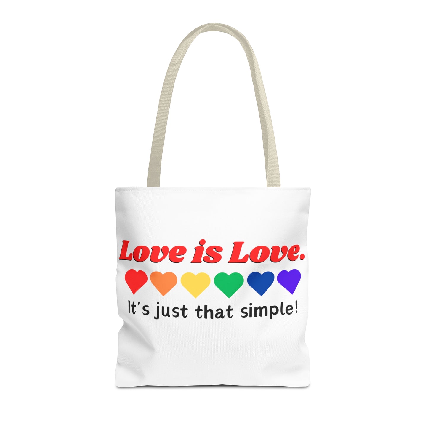 Love is Love Tote Bag (AOP)