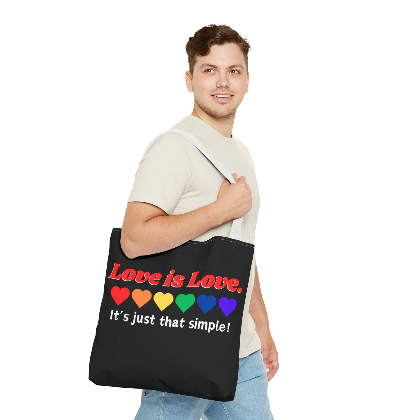 Love is Love Tote Bag (AOP)