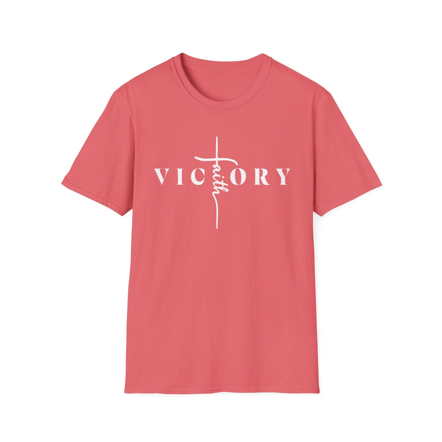 Faith & Victory Unisex Softstyle T-Shirt - Spiritual Inspirational Tee