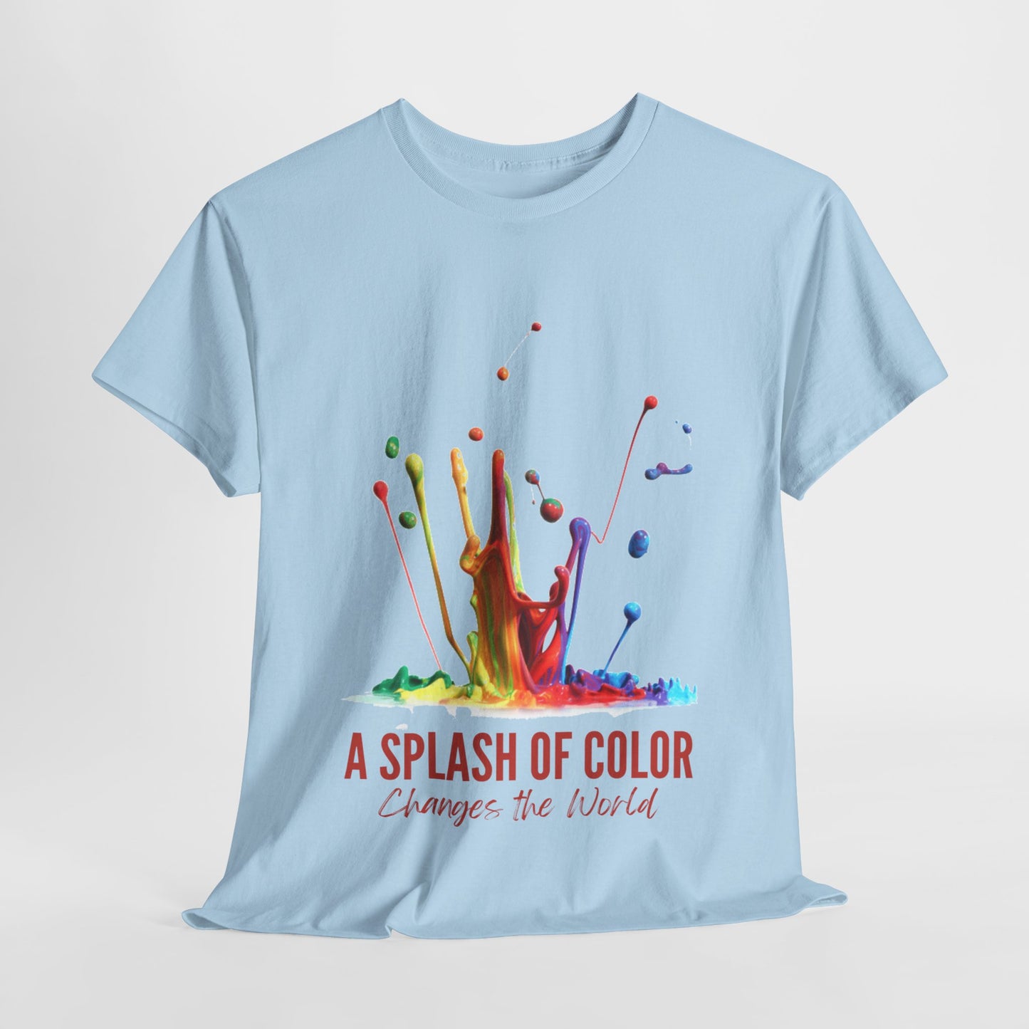 A Splash of Color Unisex Heavy Cotton Tee