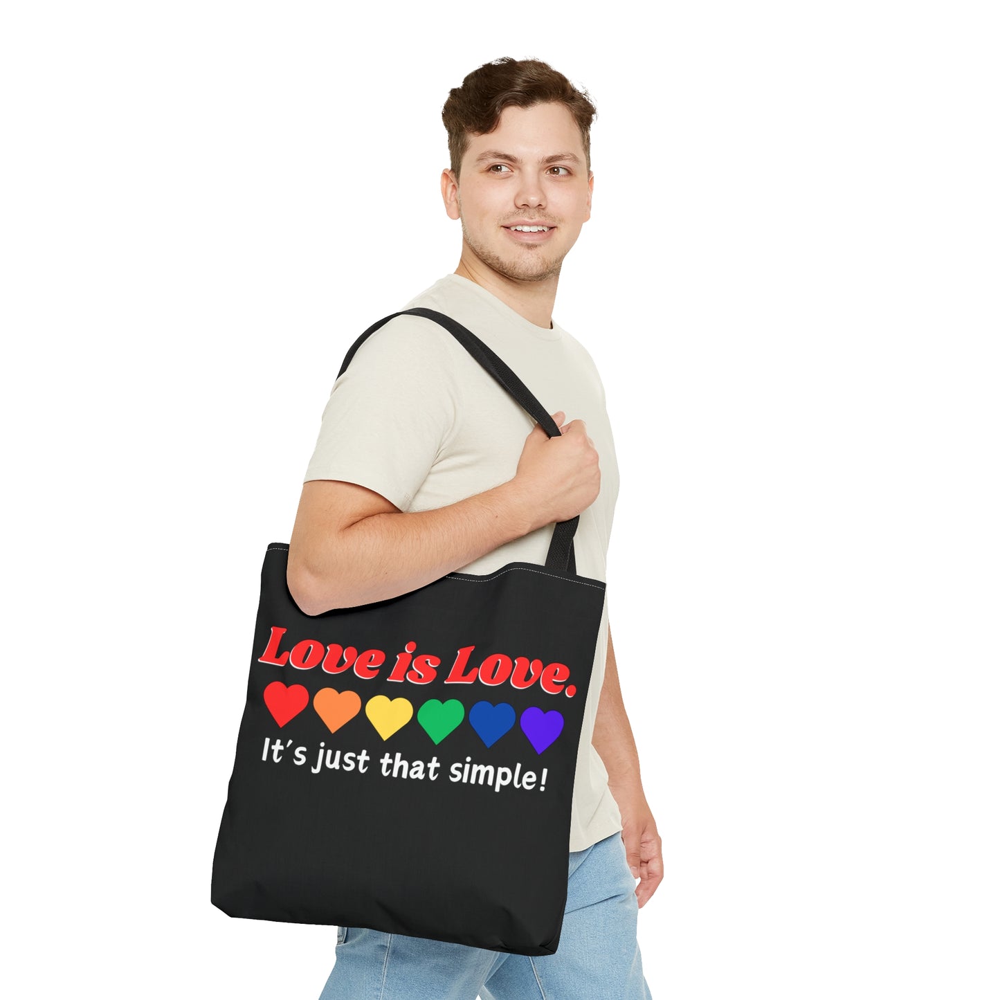 Love is Love Tote Bag (AOP)