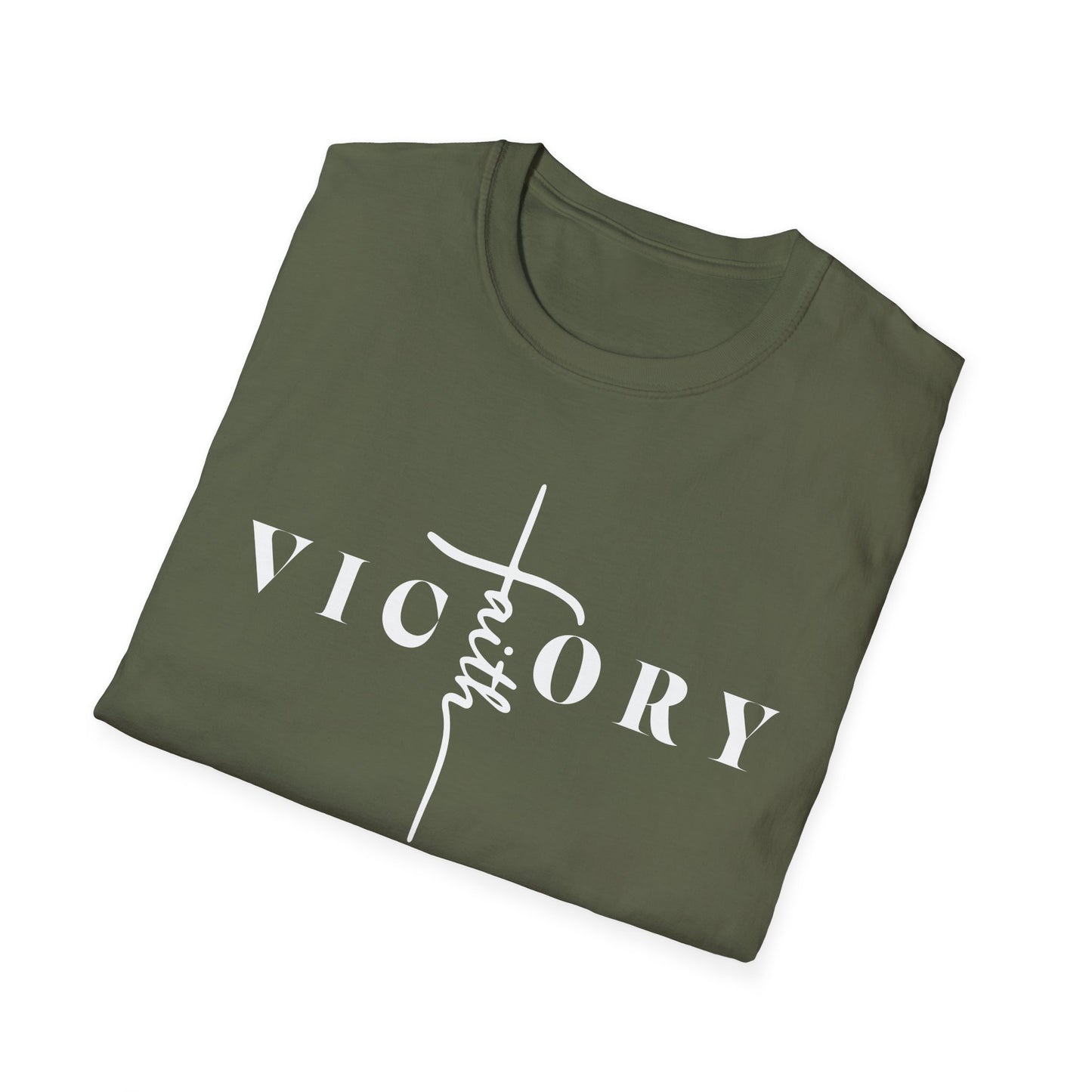 Faith & Victory Unisex Softstyle T-Shirt - Spiritual Inspirational Tee