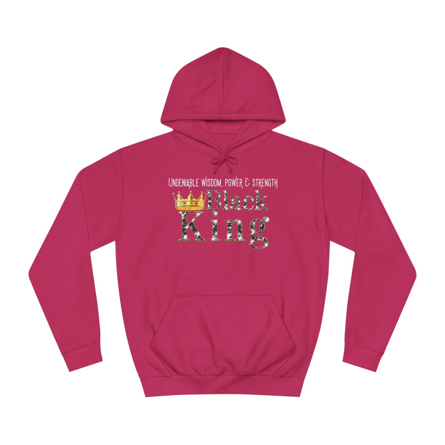 Black Royalty Unisex College Hoodie