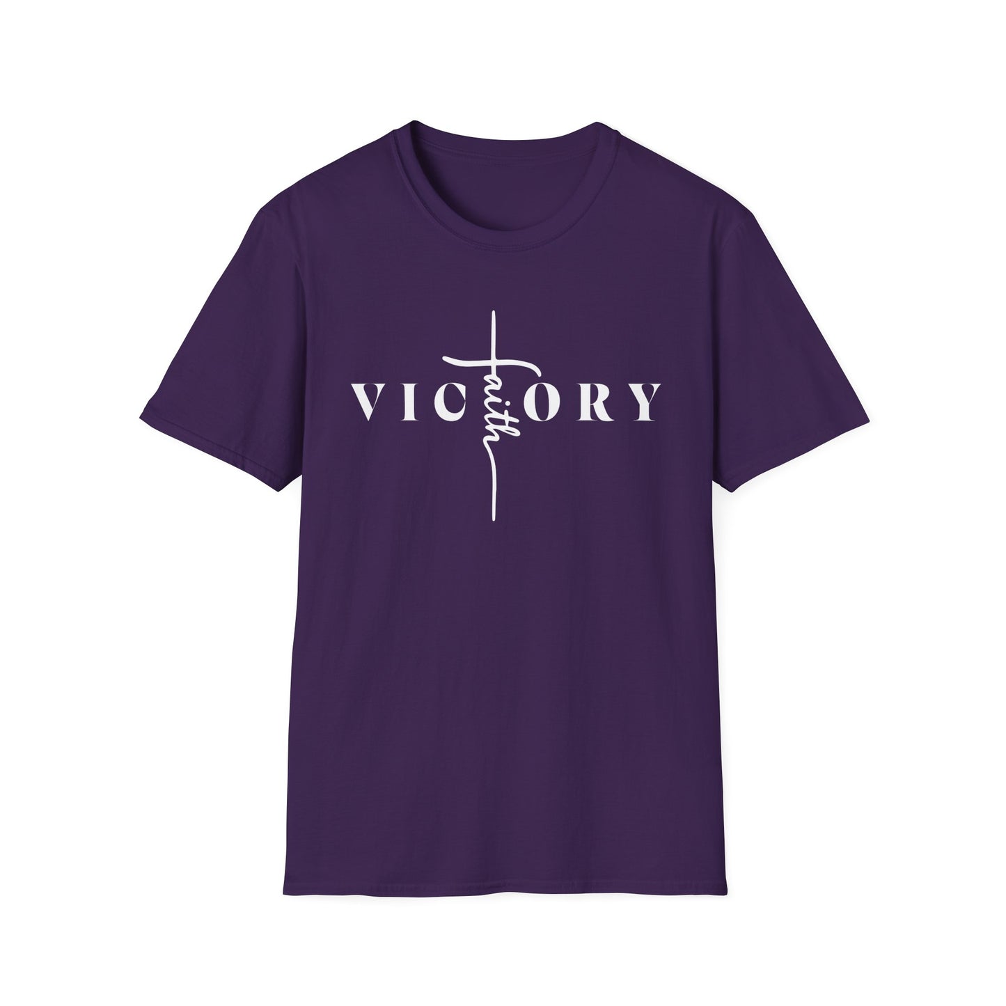 Faith & Victory Unisex Softstyle T-Shirt - Spiritual Inspirational Tee