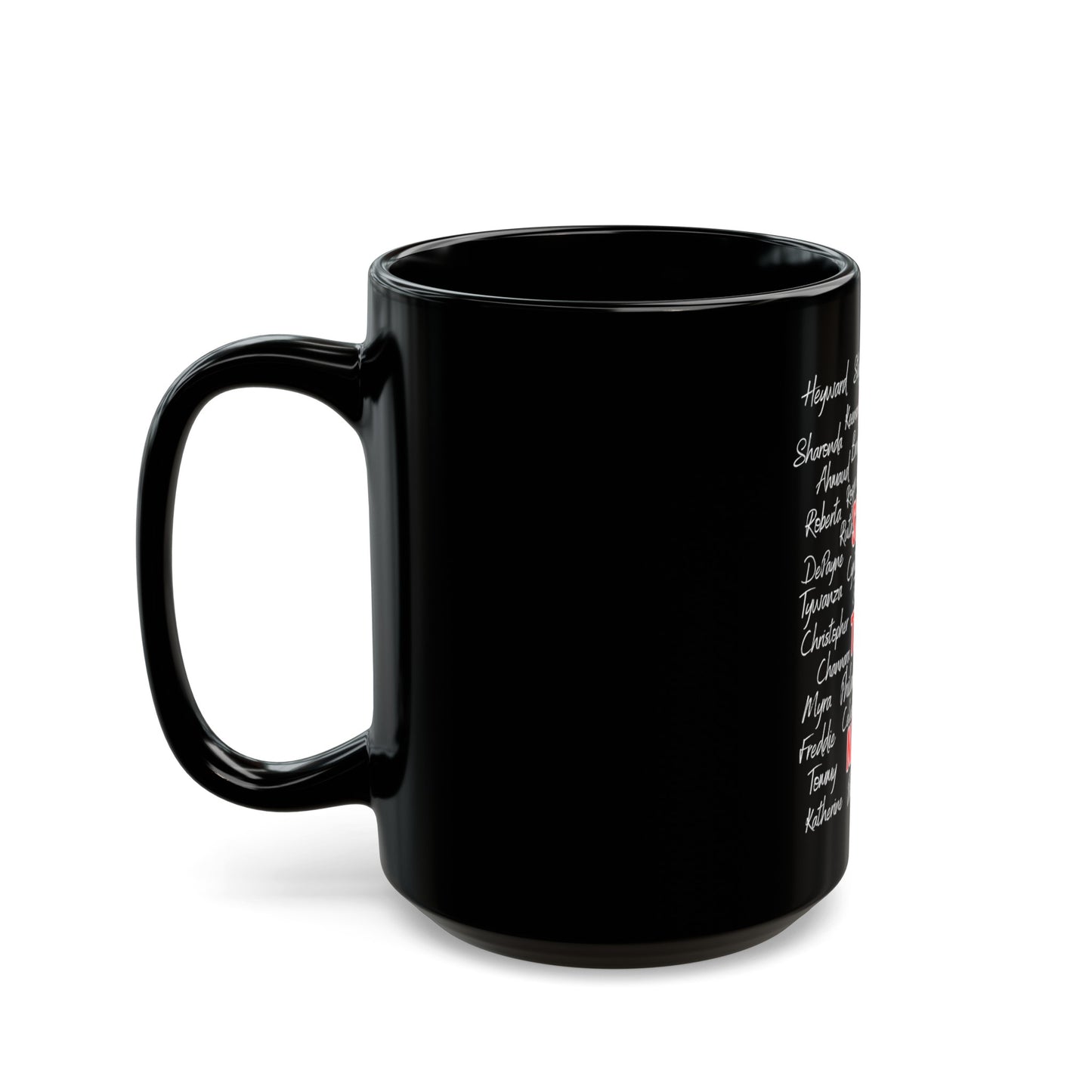 We Speak Their Names Black Mug (11oz, 15oz)