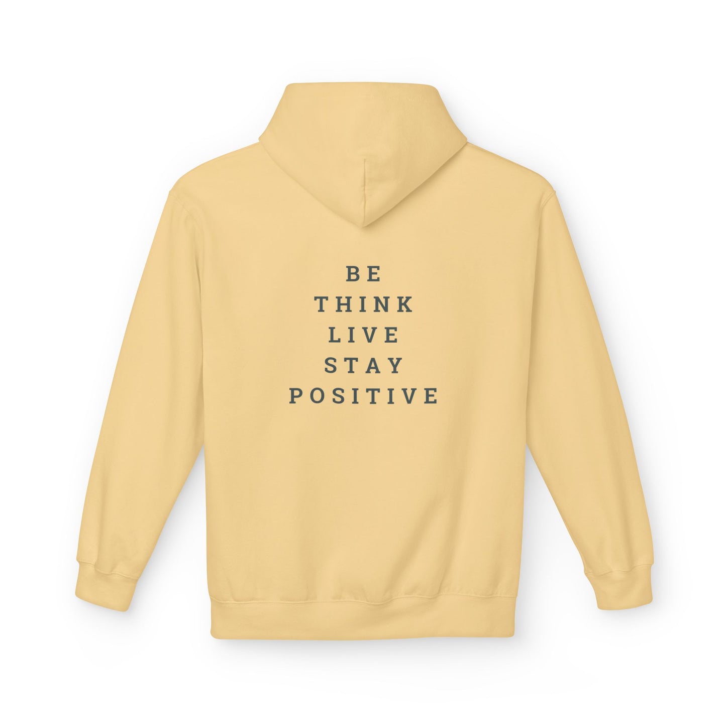 Positive Vibes Unisex Fleece Hoodie - Enjoy Life & Stay Positive