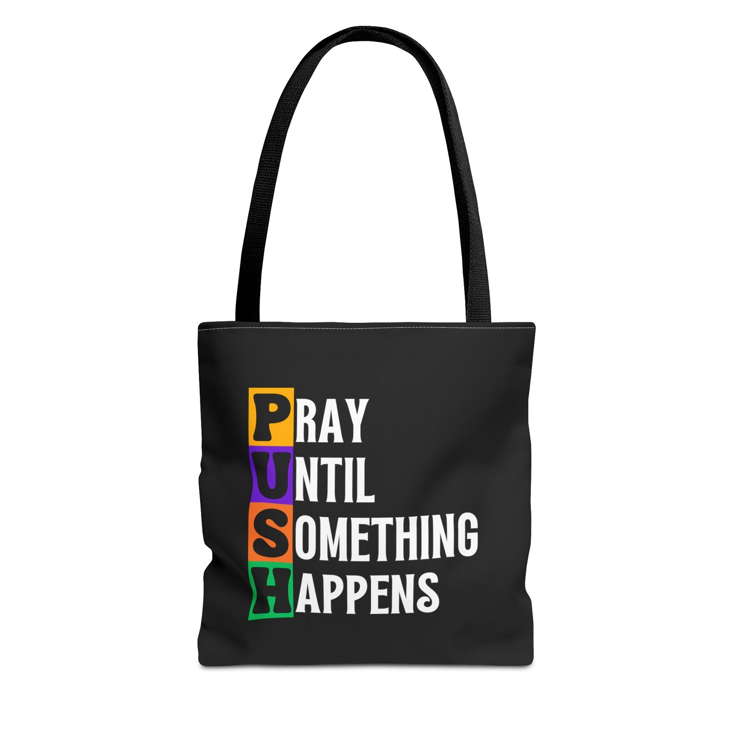 PUSH Tote Bag (AOP)