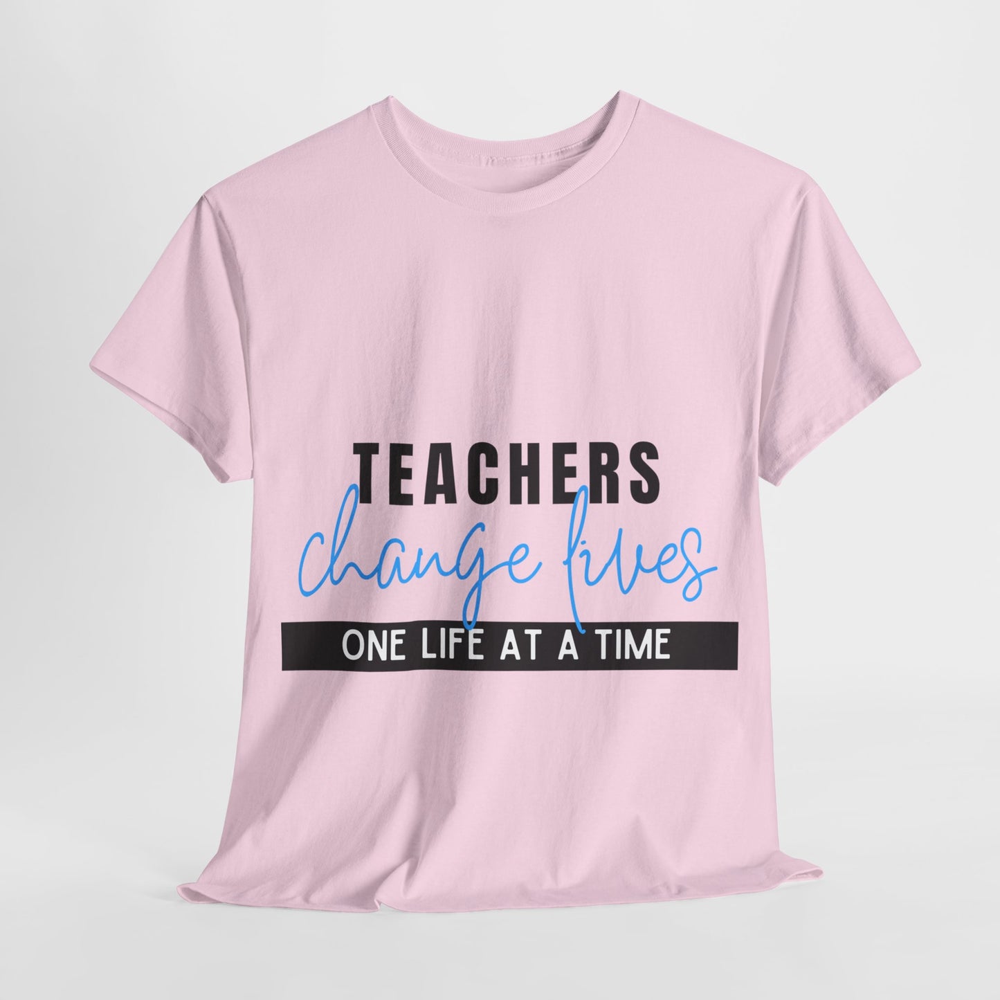 Teachers Change Lives Unisex Heavy Cotton Tee