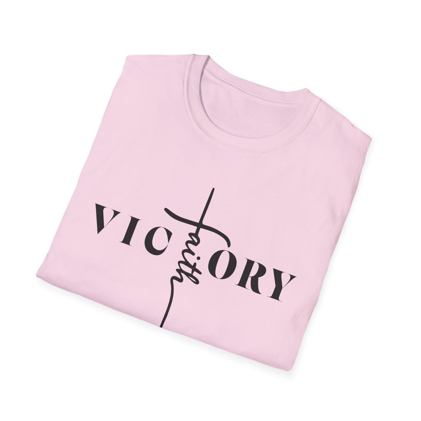 Faith & Victory Unisex Softstyle T-Shirt - Spiritual Inspirational Tee