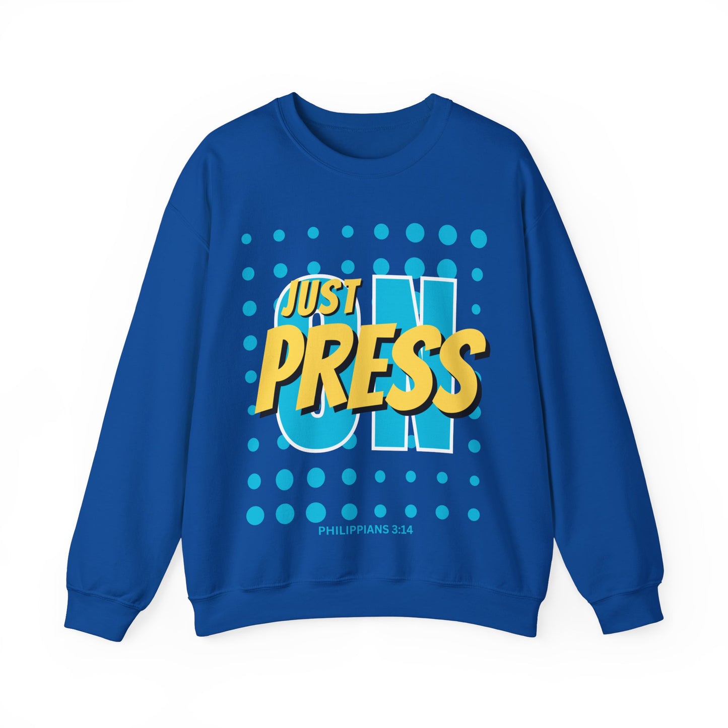 Just Press On Unisex Heavy Blend™ Crewneck Sweatshirt