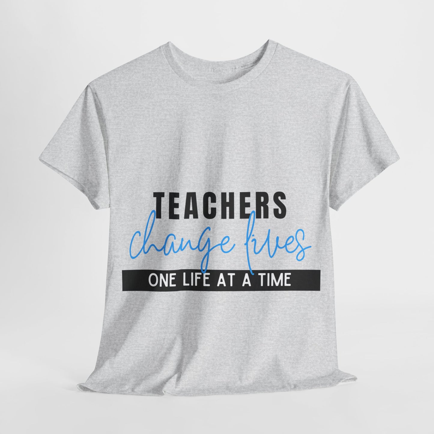 Teachers Change Lives Unisex Heavy Cotton Tee