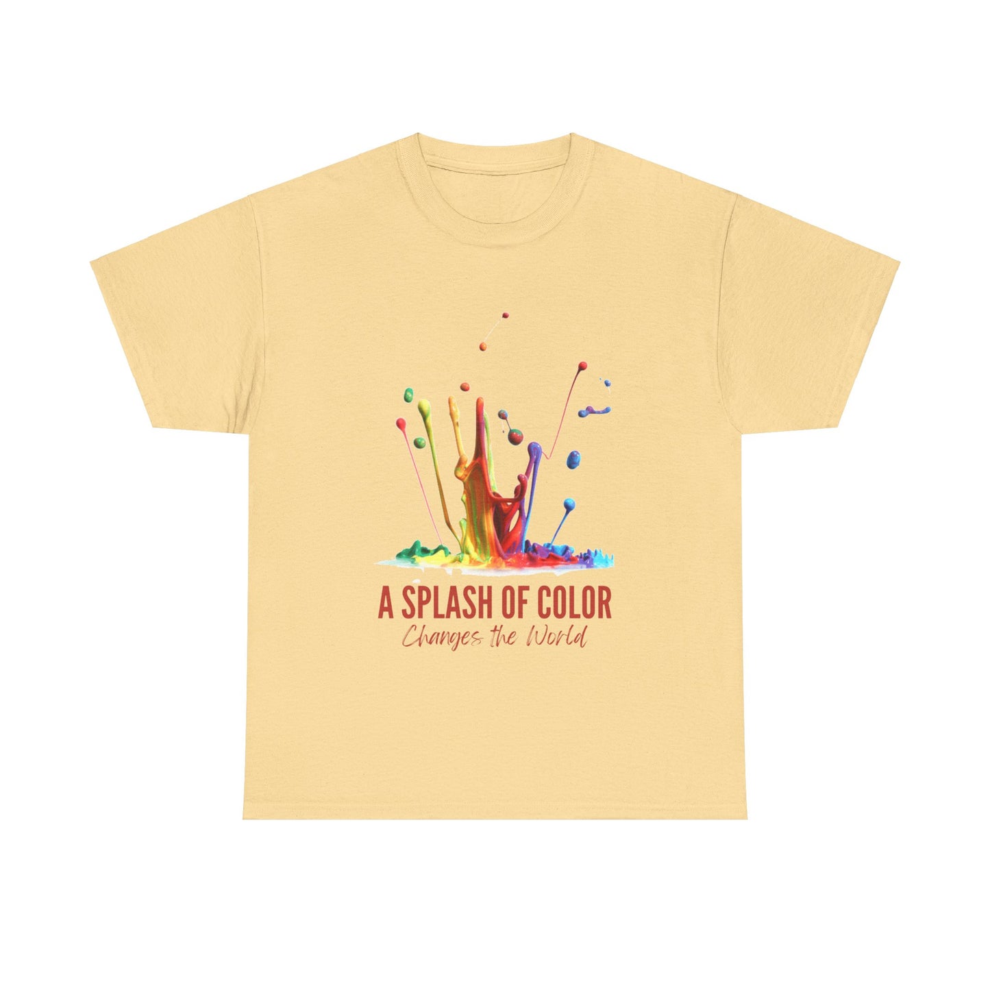 A Splash of Color Unisex Heavy Cotton Tee