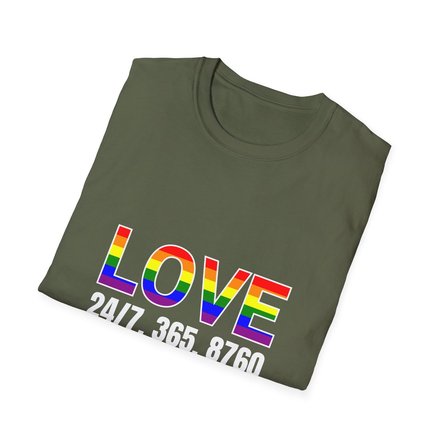 Unisex Love T-Shirt | Pride, LGBTQ+ Gift, Everyday Wear, Casual Fashion, Rainbow Tee