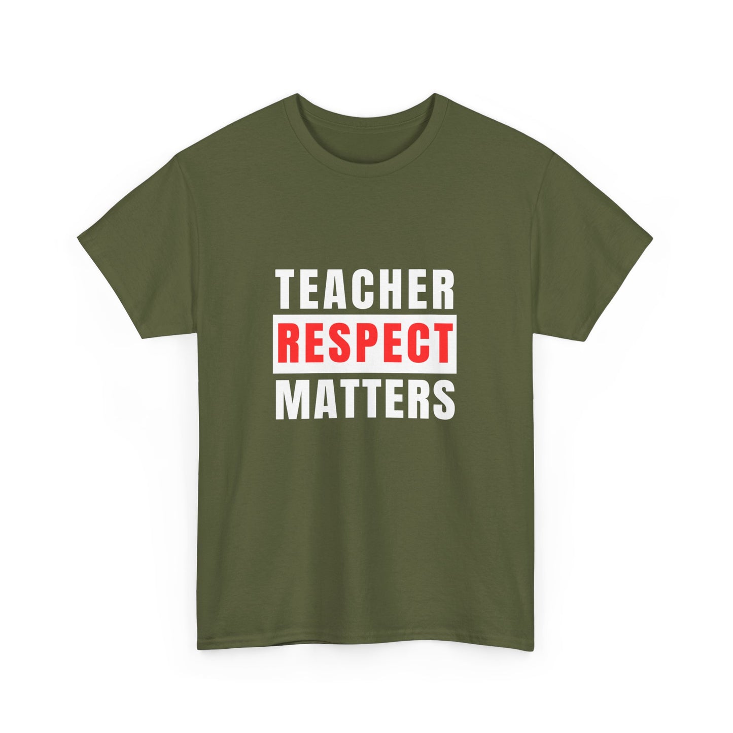 Teachers Matter Unisex Heavy Cotton Tee