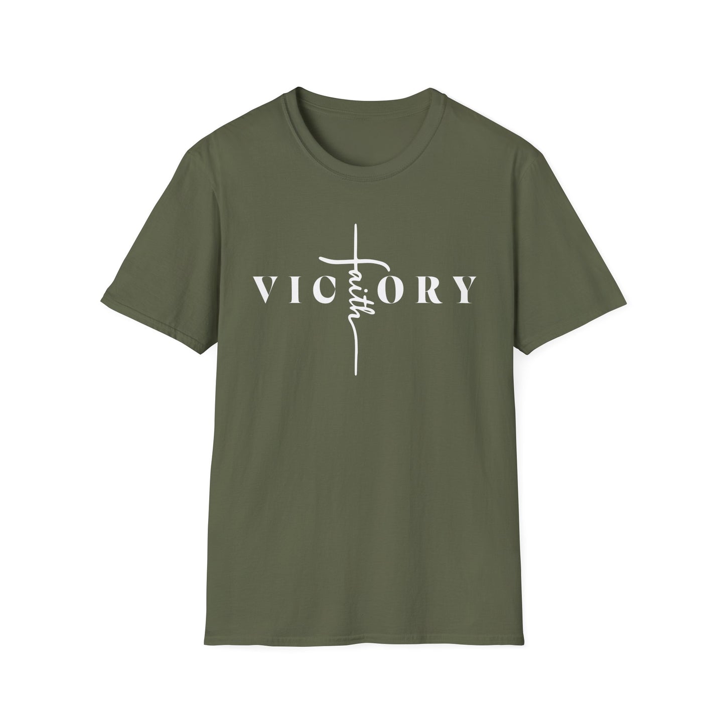 Faith & Victory Unisex Softstyle T-Shirt - Spiritual Inspirational Tee